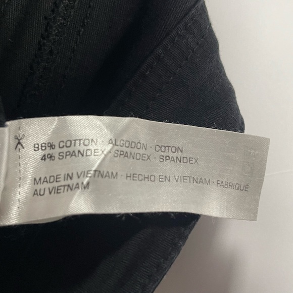 UnionBay Cargo Pants Womens Juniors Size 3 Blaire Black Tapered Leg Zip Pockets - Picture 11 of 16